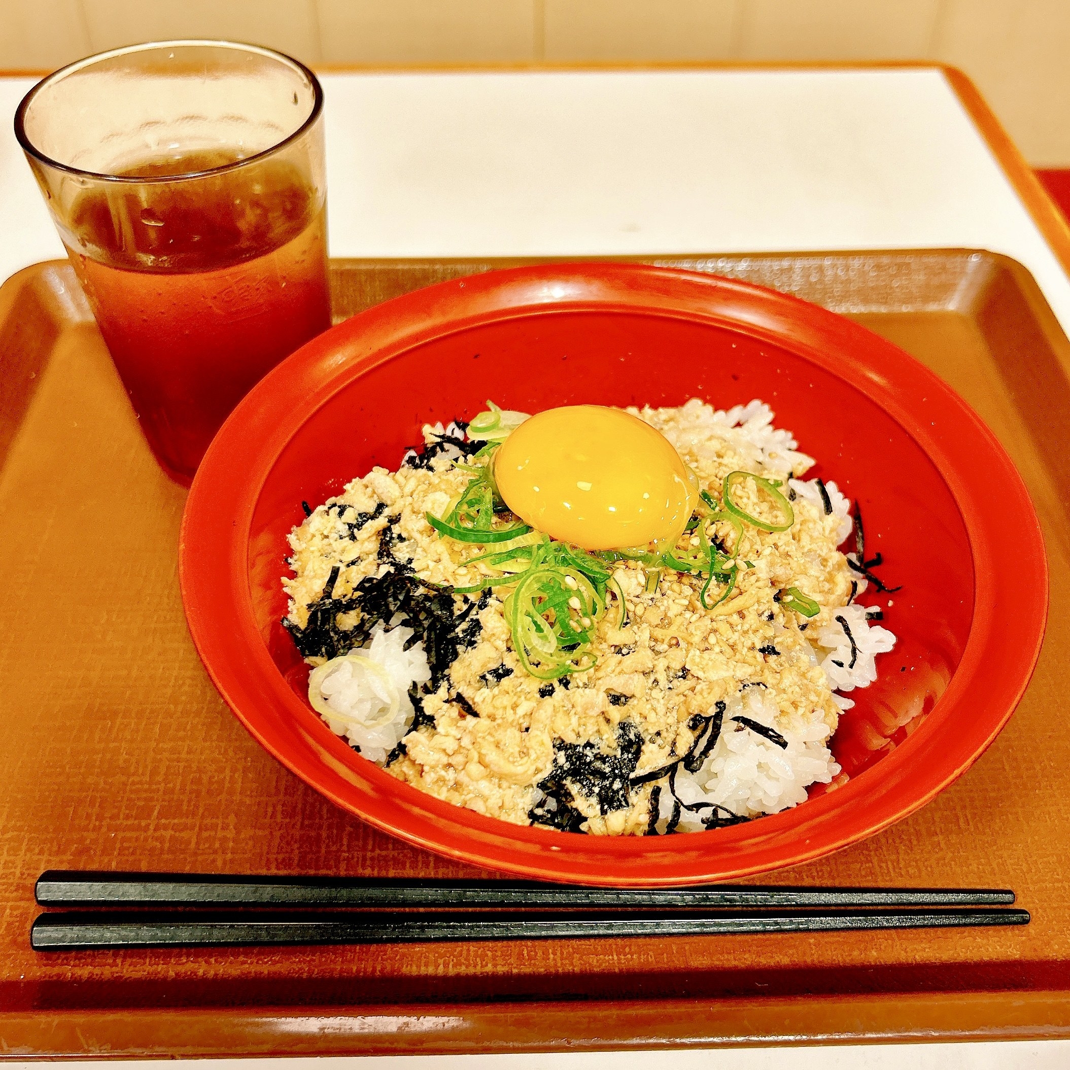 すき家のオススメの丼「とりそぼろ丼」