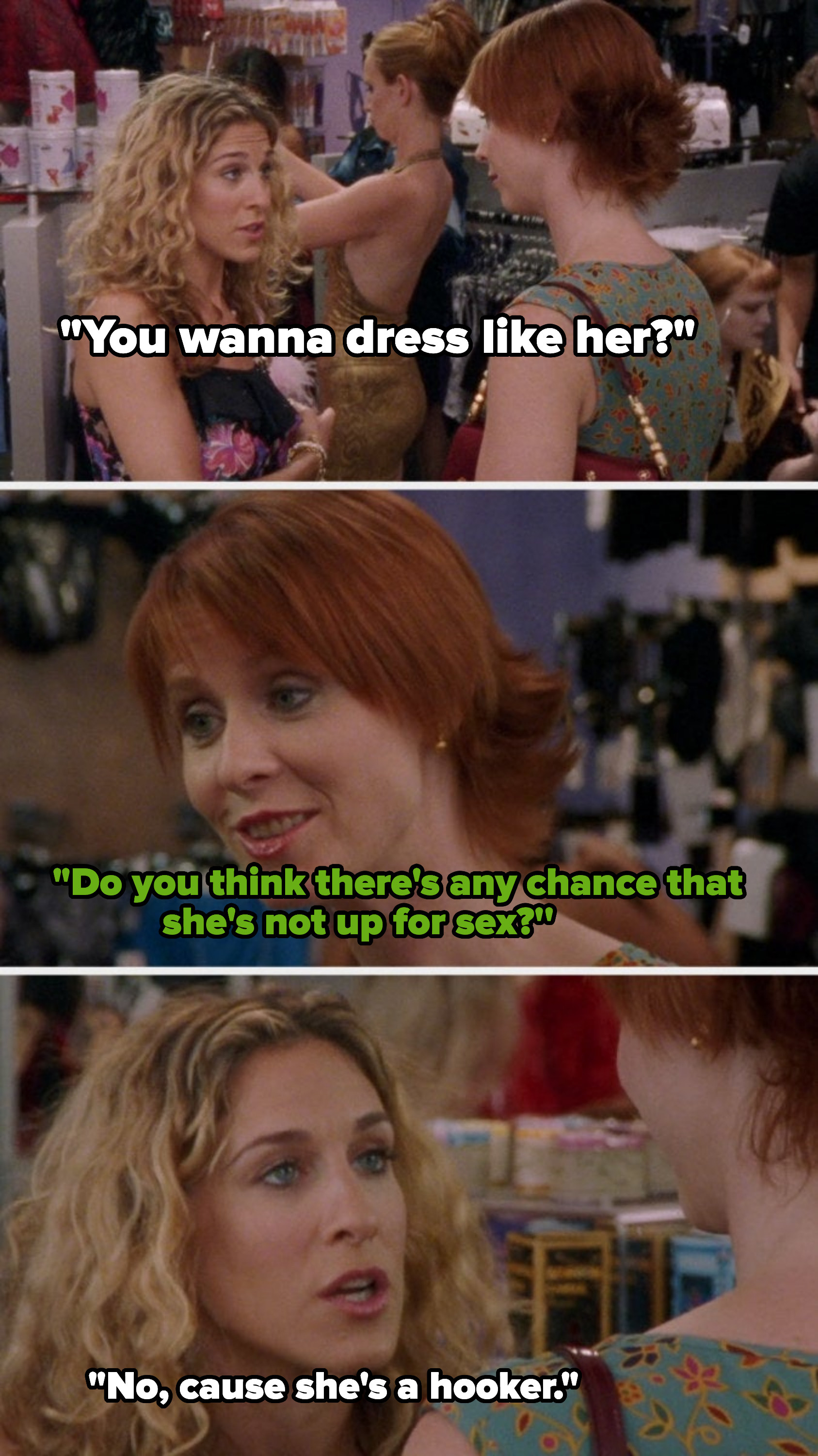 &quot;No, cause she&#x27;s a hooker.&quot;