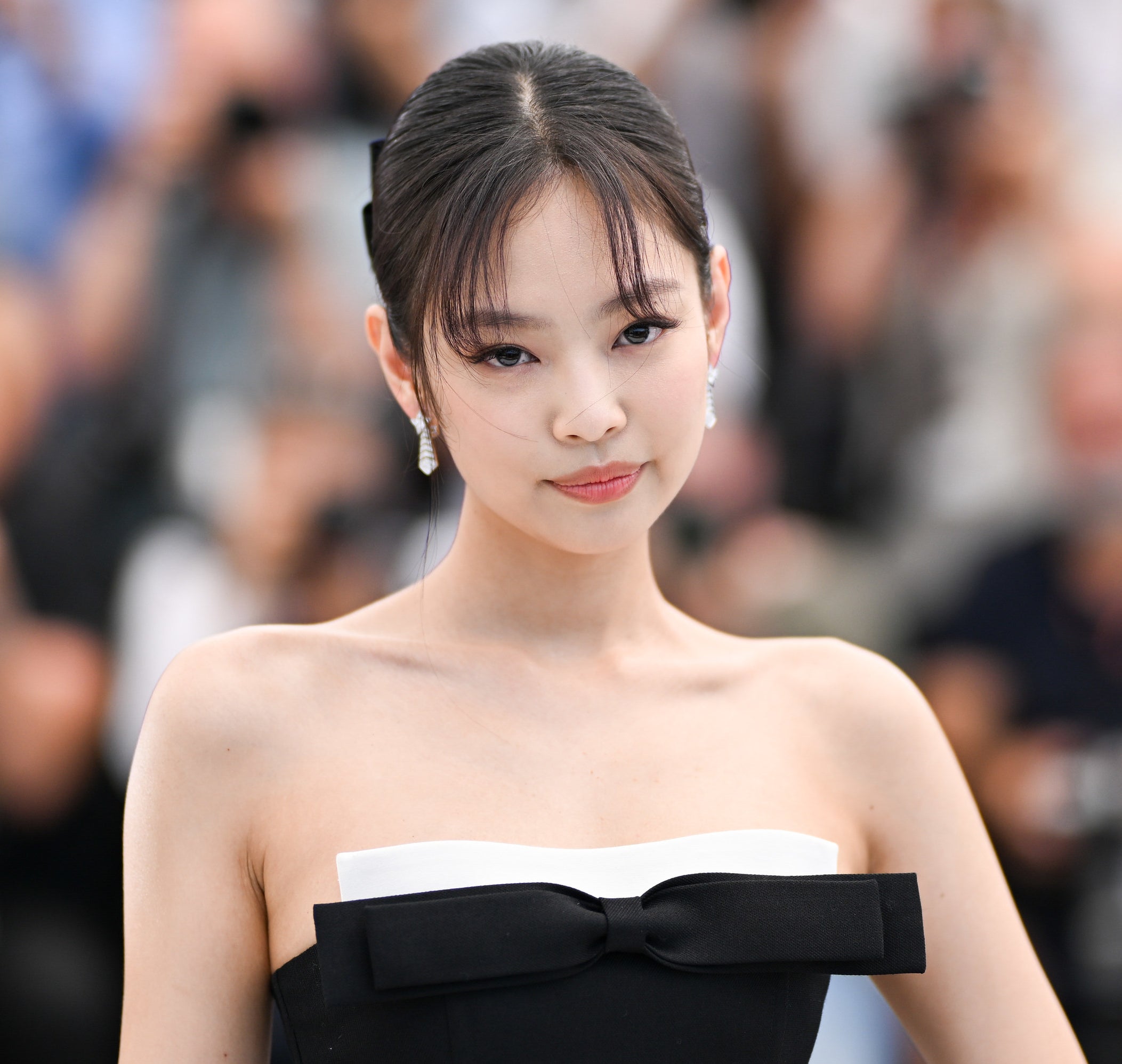 Jennie Ruby Jane attends &quot;The Idol&quot; photocall at the 76th annual Cannes film festival at Palais des Festivals