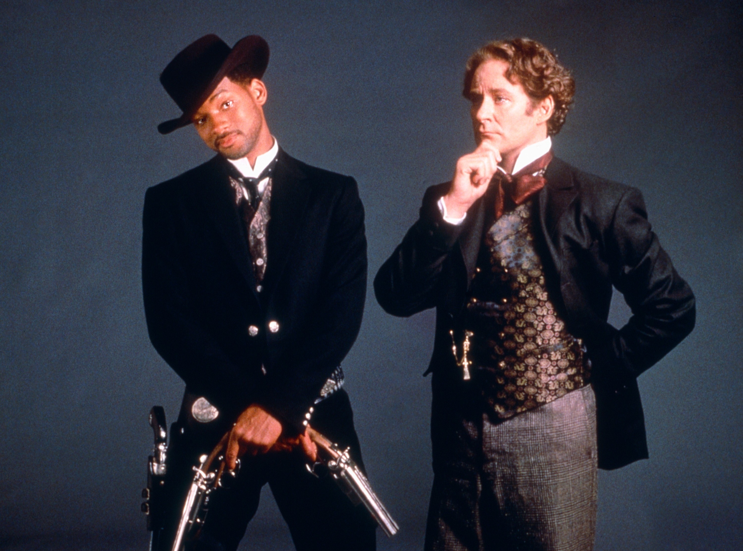 Closeup of Will Smith and Kevin Kline