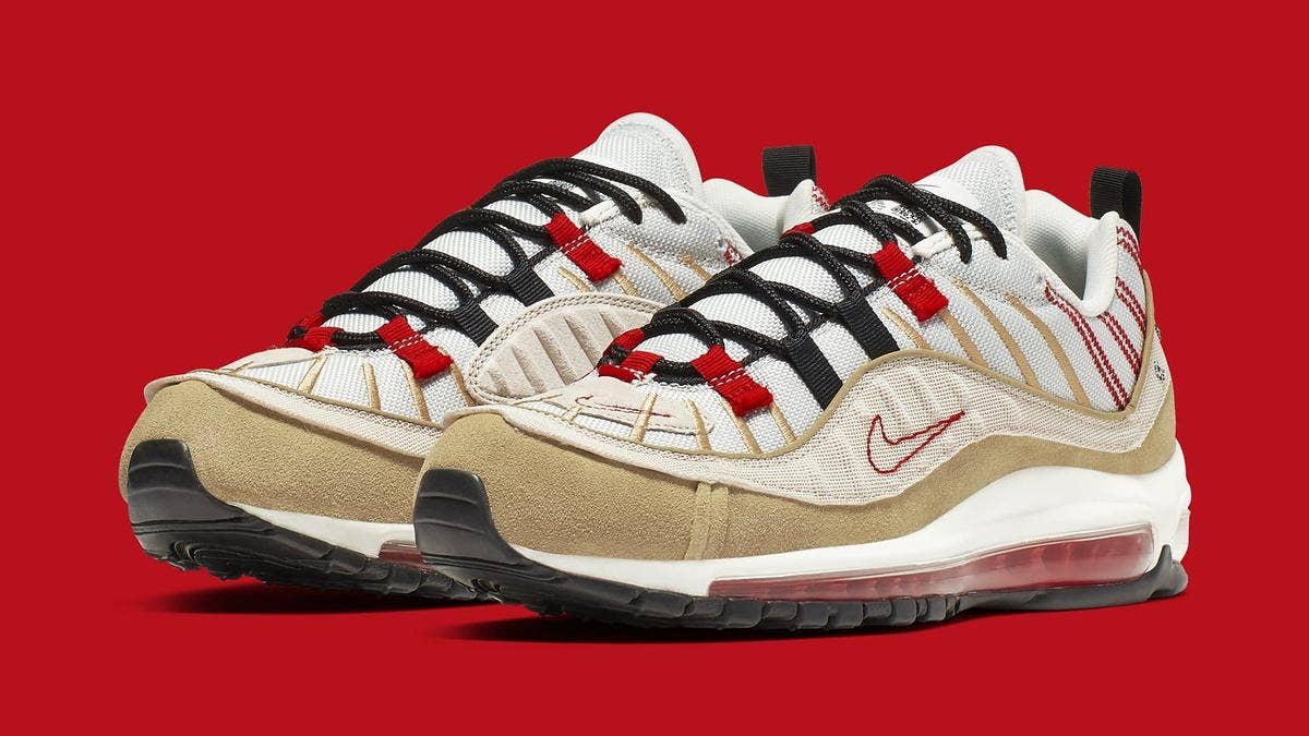 Official images have surfaced of the upcoming 'Inside Out' Nike Air Max 98 pack. Take a closer look at the deconstructed designs here. 