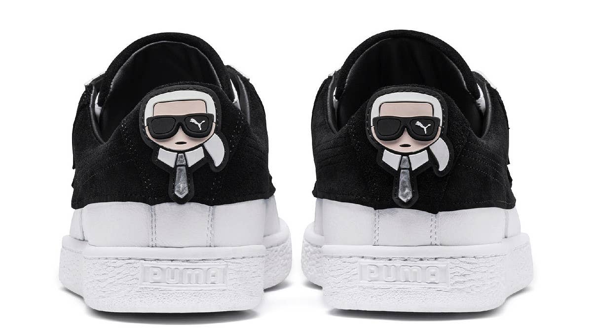 Fashion icon Karl Lagerfeld is collaborating with Puma for the brands 50th anniversary in the form of a capsule collection and his own Puma Suede Classic. 