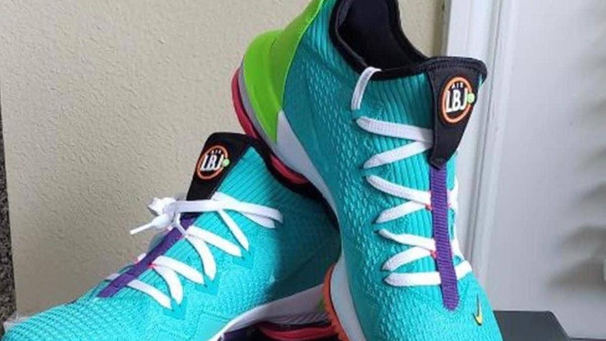 Inspired by the Nike Air Max Trainer 2 '94, the 'Hyper Jade' Nike LeBron 16 Low will launch on July 1, 2019 for a retail price of $160.