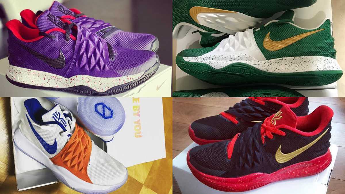 Launched in between the Nike Kyrie 4 and Nike Kyrie 5, the Nike Kyrie Low was made available to customize on NIKEiD and we've rounded up the 50 best designs.