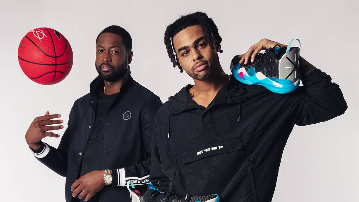 Dwyane Wade has officially announced the signing of D'Angelo Russell to his Li-Ning Way of Wade line in a multi-year partnership.