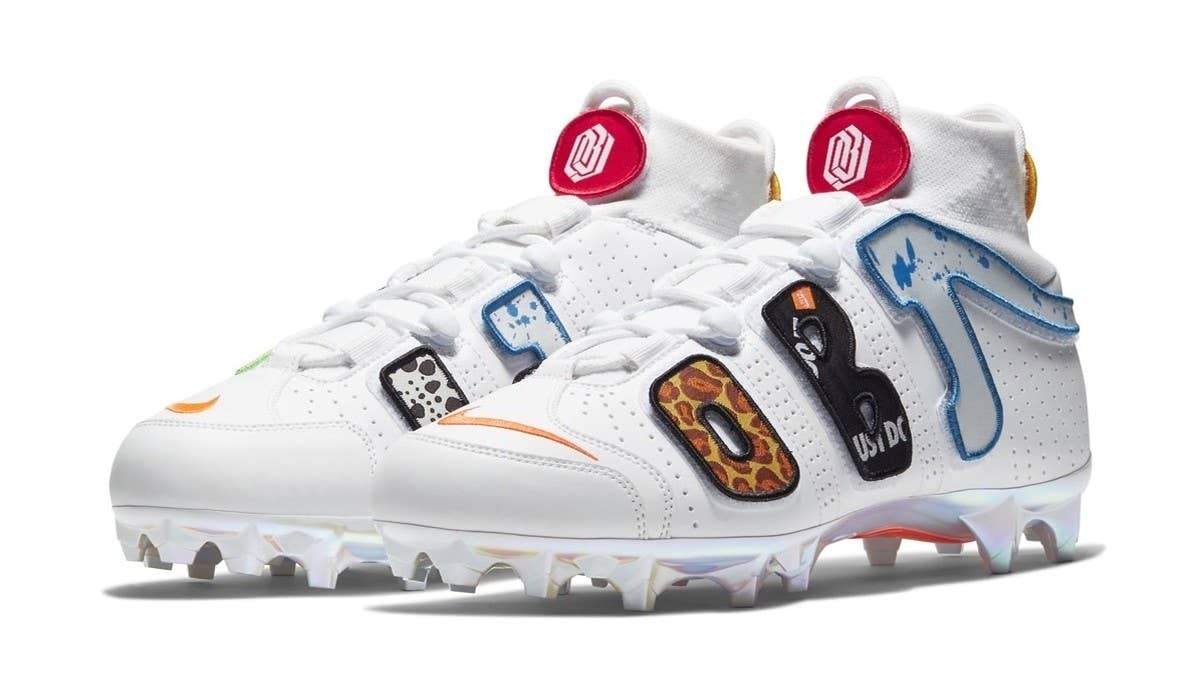Odell Beckham Jr. has another Air Vapor Untouchable Pro 3 on the way, but this time covered in patches of other Nike logos.