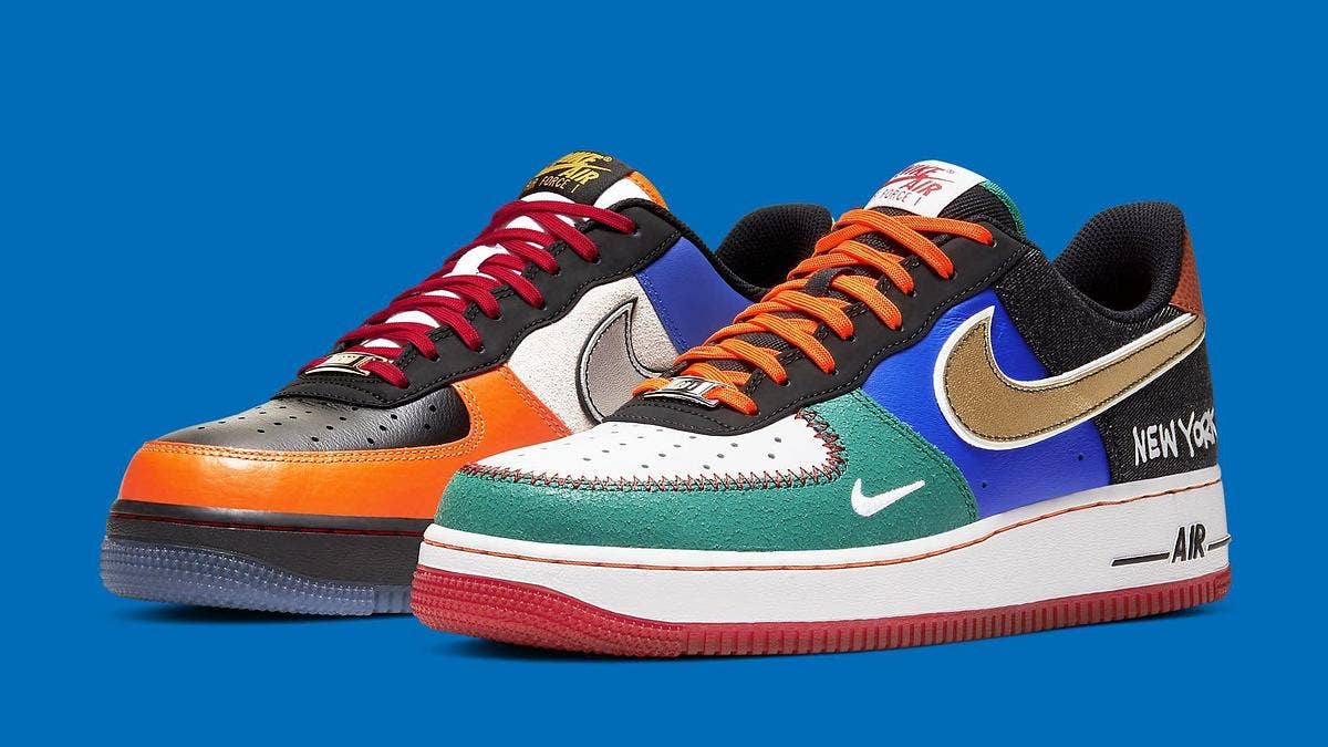 New York City is getting its own 'What The' colorway of the Nike Air Force 1 Low that's perfect for sports fans. Click here for more.