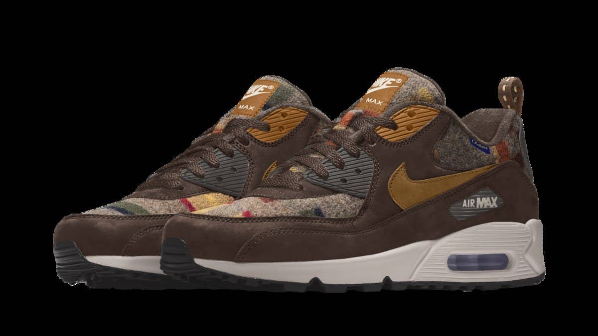 Nike has new Air Max 90 iD options featuring Pendleton wool for fall. Find out how to customize a pair here.