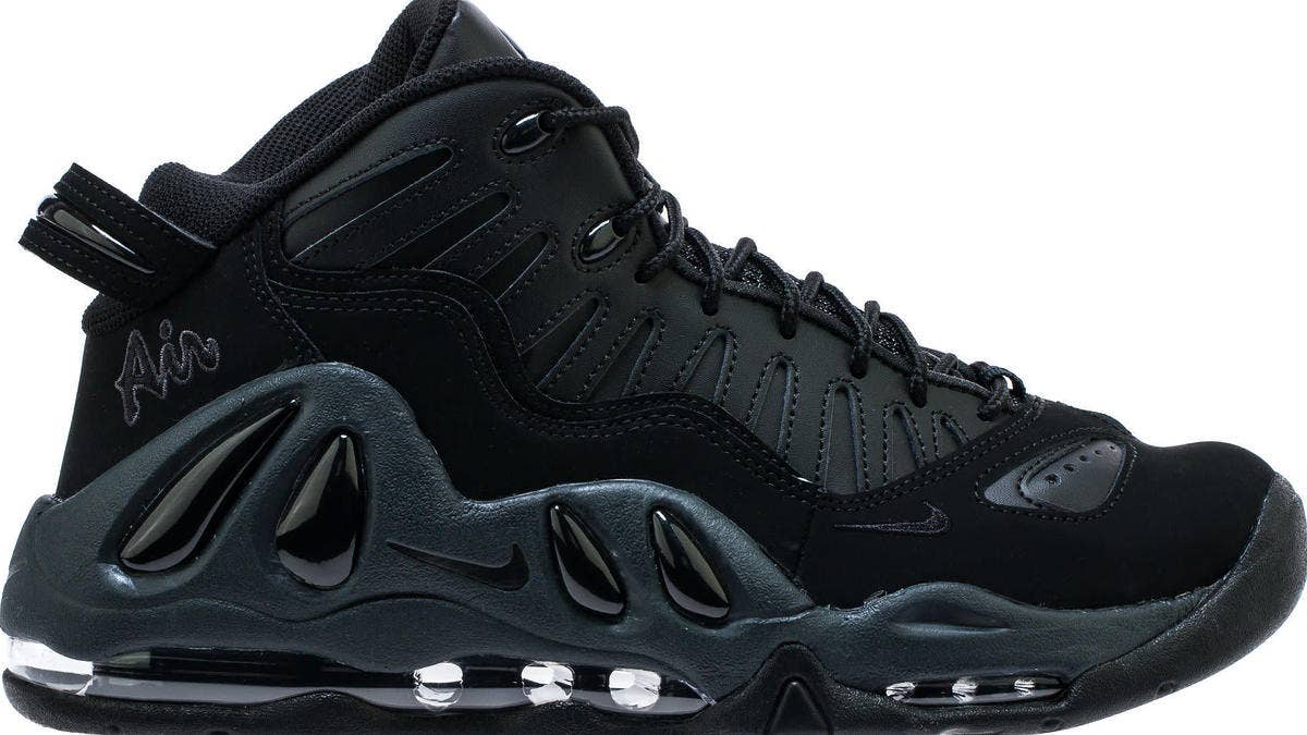 The popular 'Triple Black' makeup comes to the classic Nike Air Max 97 Uptempo model releasing at select retailers starting on Sept. 22, 2018 for $160.