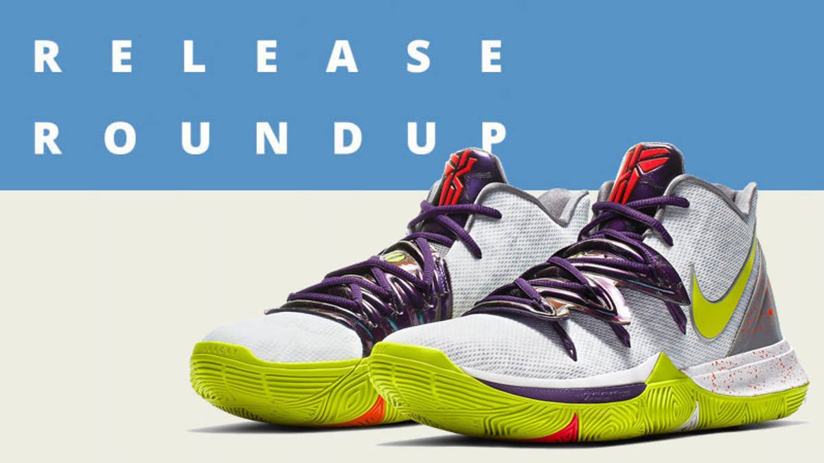 Check out the most important releases for the week of Apr. 10, which includes the Nike 'On-Air' collection, Nike PG and Kyrie 5 'Mamba Mentality,' and more.