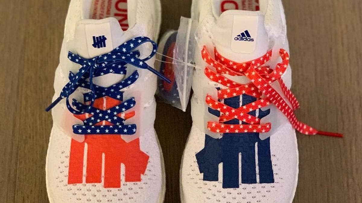 Los Angeles-based boutique Undefeated returns with another Adidas Ultra Boost collaboration, this pair featuring USA-inspired details in celebration of July 4.