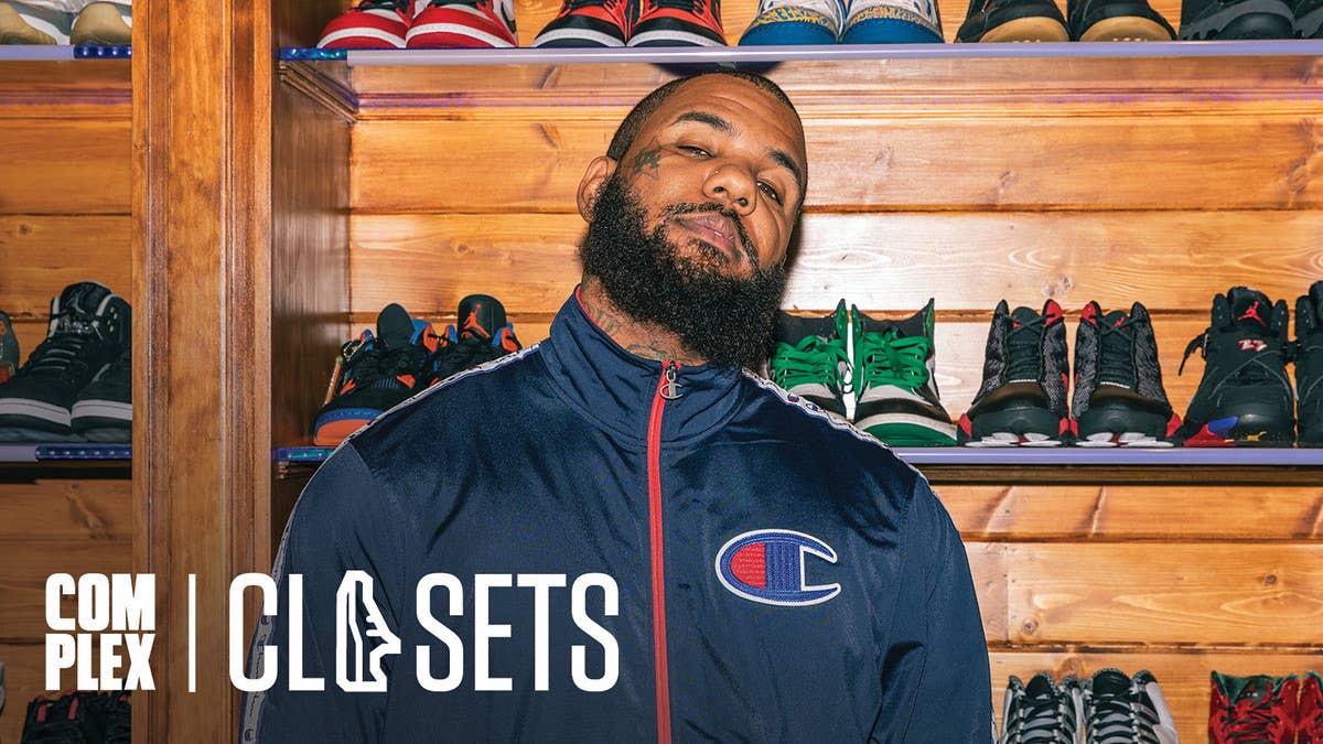 West Coast rapper The Game is the latest guest to show off his sneaker collection on the Complex original series, 'Complex Closets,' hosted by Joe La Puma. 