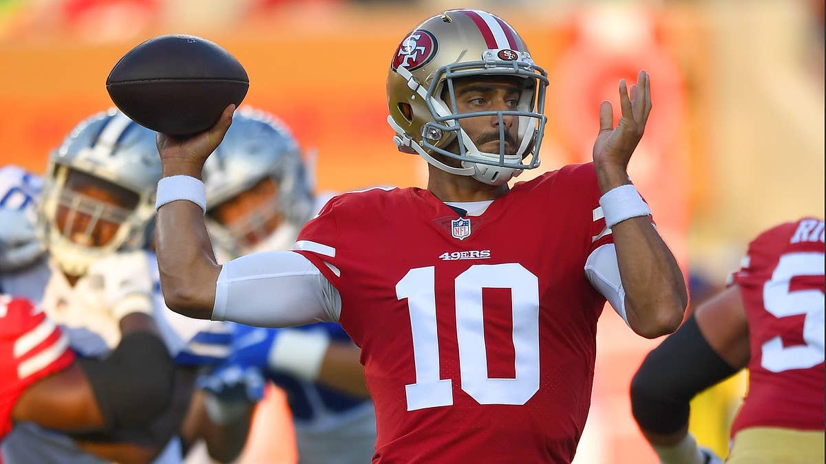 San Francisco 49ers starting quarterback Jimmy Garoppolo is the newest member of Jordan Brand. The 26-year old Chicago-area native calls the deal a dream come true. 