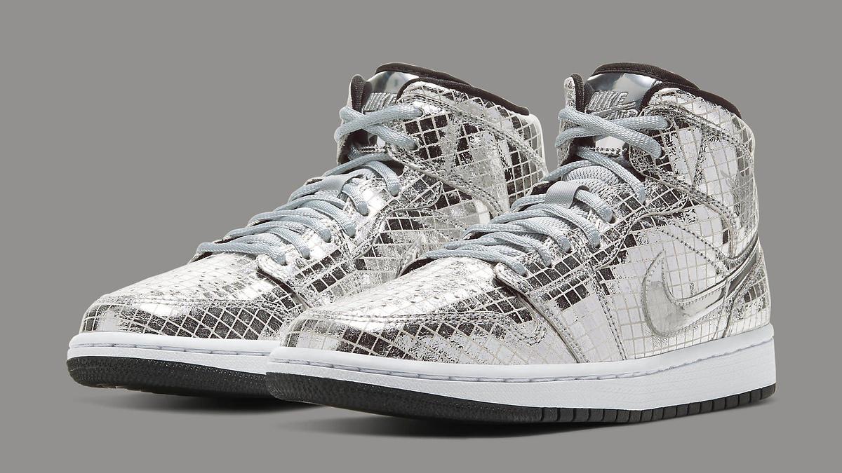 Best Look Yet at the 'Disco Ball' Air Jordan 1 Mid | Complex