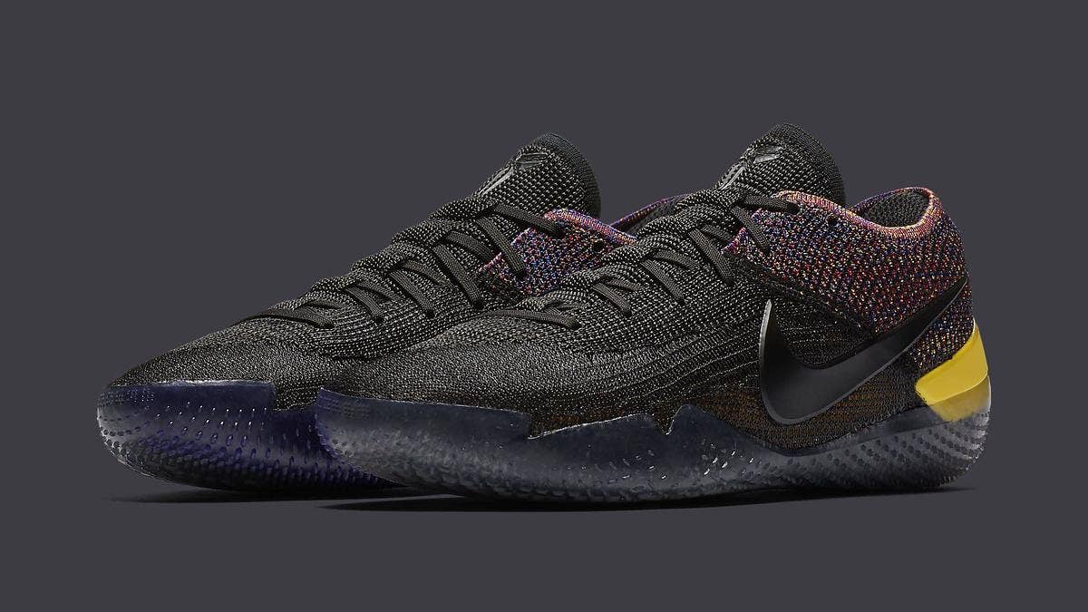 Though Nike is moving on to a new Kobe A.D. sneaker, the brand will continue releasing the Kobe A.D. NXT 360 in new colorways, including this black-based make-up.
