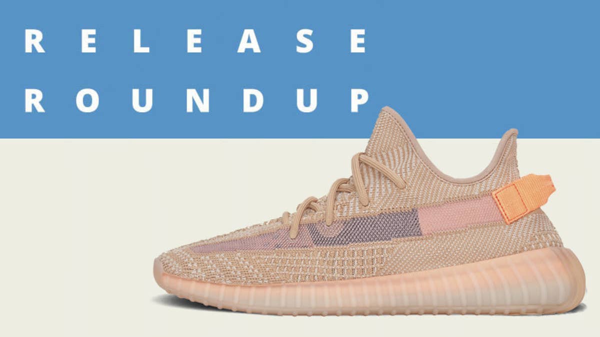 Check out the most important releases for the week of Mar. 27 including the Adidas Yeezy Boost 350 V2 'Clay,' Air Jordan 3 Tinker 'Air Max 1' and more.