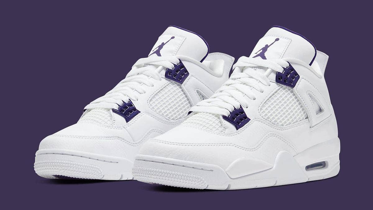 A new 'Metallic Purple' colorway of the popular Air Jordan 4 is scheduled to release in May 2020 for $190. Here's what we know so far. 