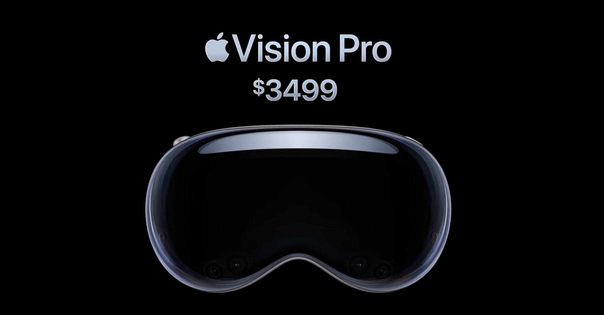 Apple Vision Pro headset costing $3,499