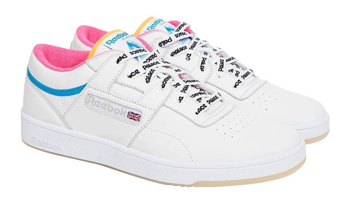 Palace's latest collaboration with Reebok consists of three pairs of the Workout. 