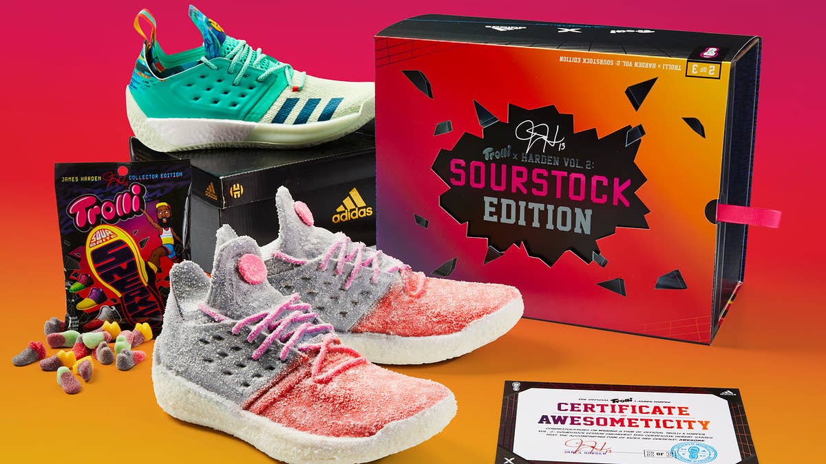 You can win this life-sized gummy Harden Vol. 2 from Trolli and StockX. 