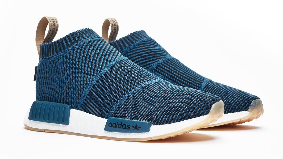 Sneakersnstuff is releasing two Gore-Tex pairs of the Adidas NMD_CS1 Primeknit this weekend. 
