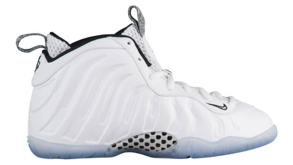 A white version of the Nike Little Posite One is releasing soon.