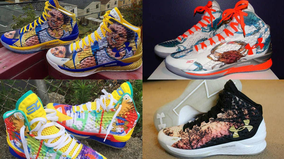The best custom Under Armour Curry 1 designs.