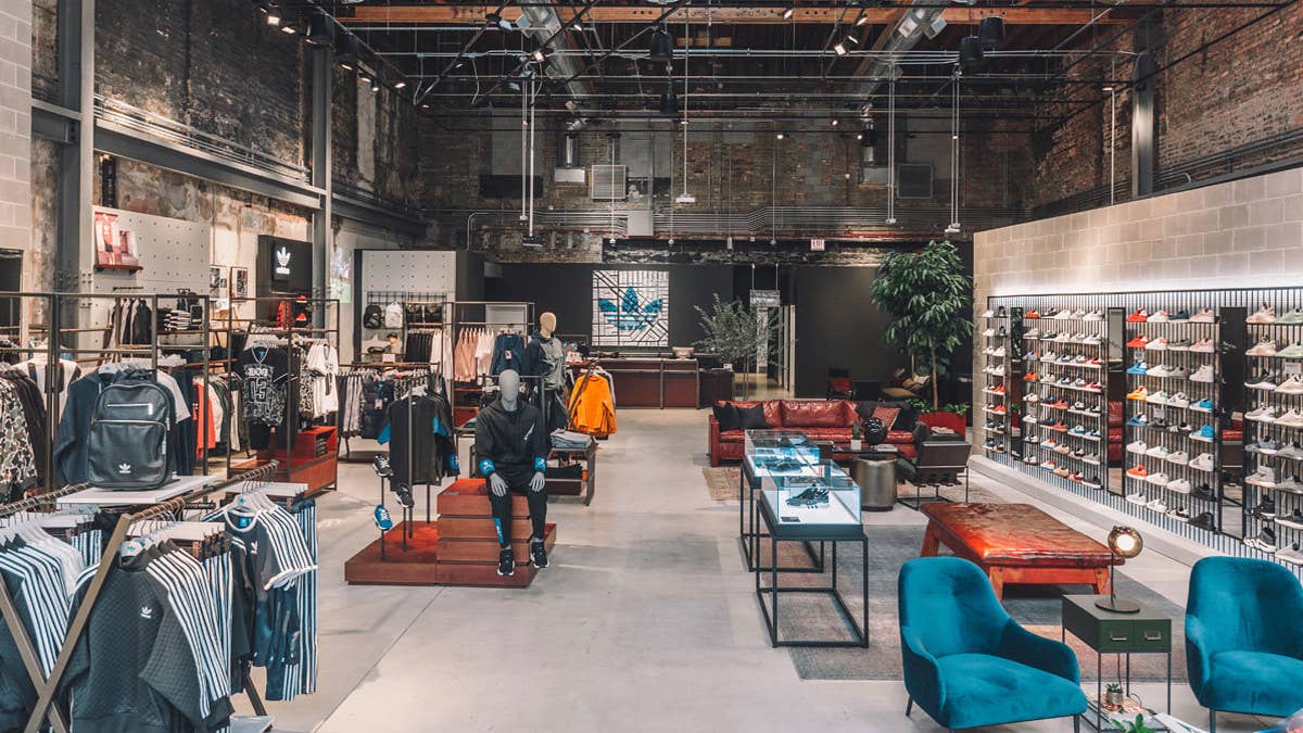 Adidas Originals' new flagship Chicago store is its largest yet.