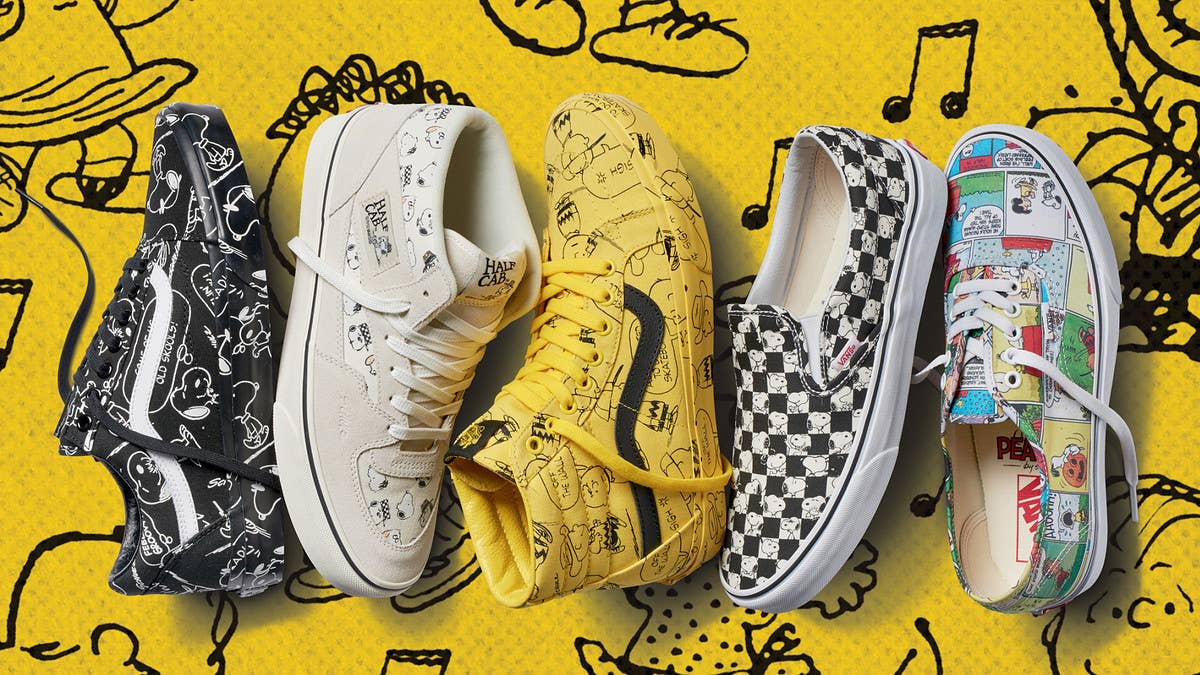 Vans is releasing the second part of their collaboration with Peanuts featuring original illustrations of Charles M. Schulz.