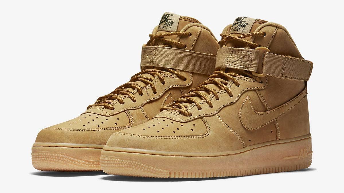 The 'Wheat' Nike Air Force 1 High is making a return on Oct. 14.
