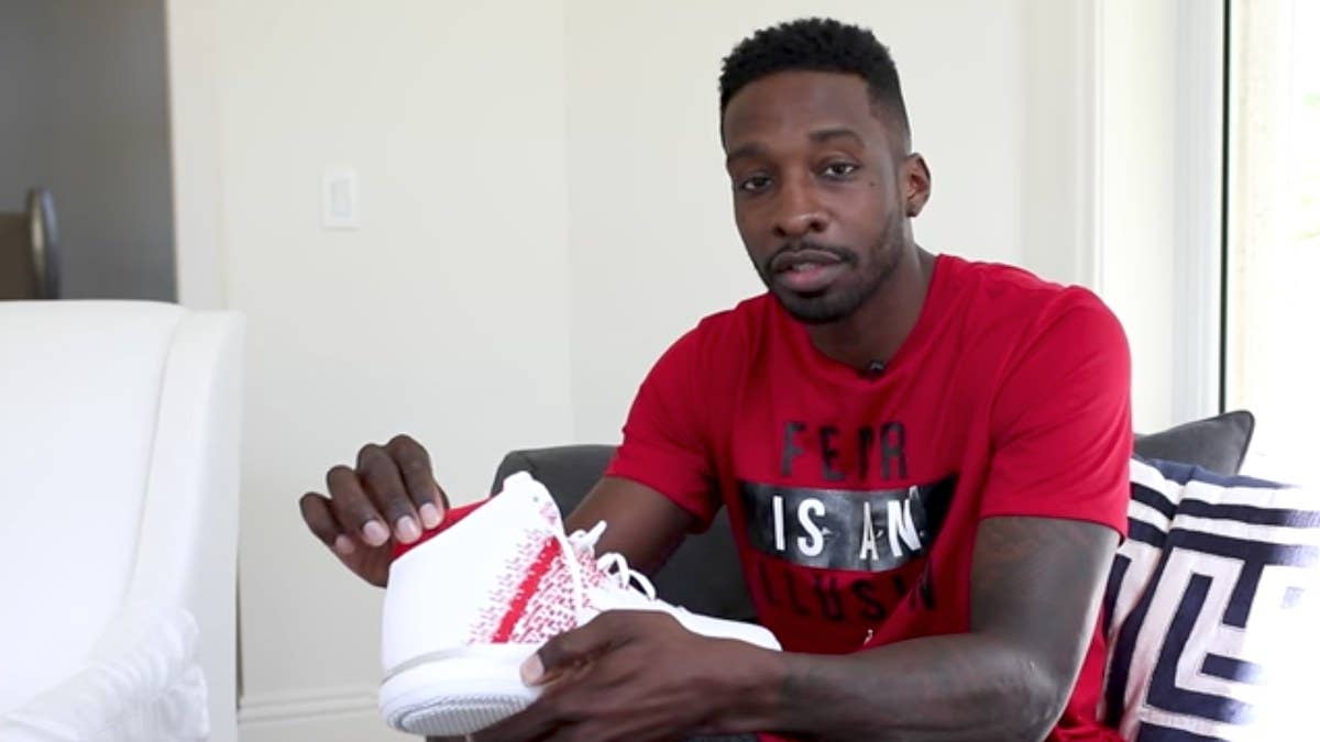 Air Jordan 31s made to reference Jeff Green's heart surgery.