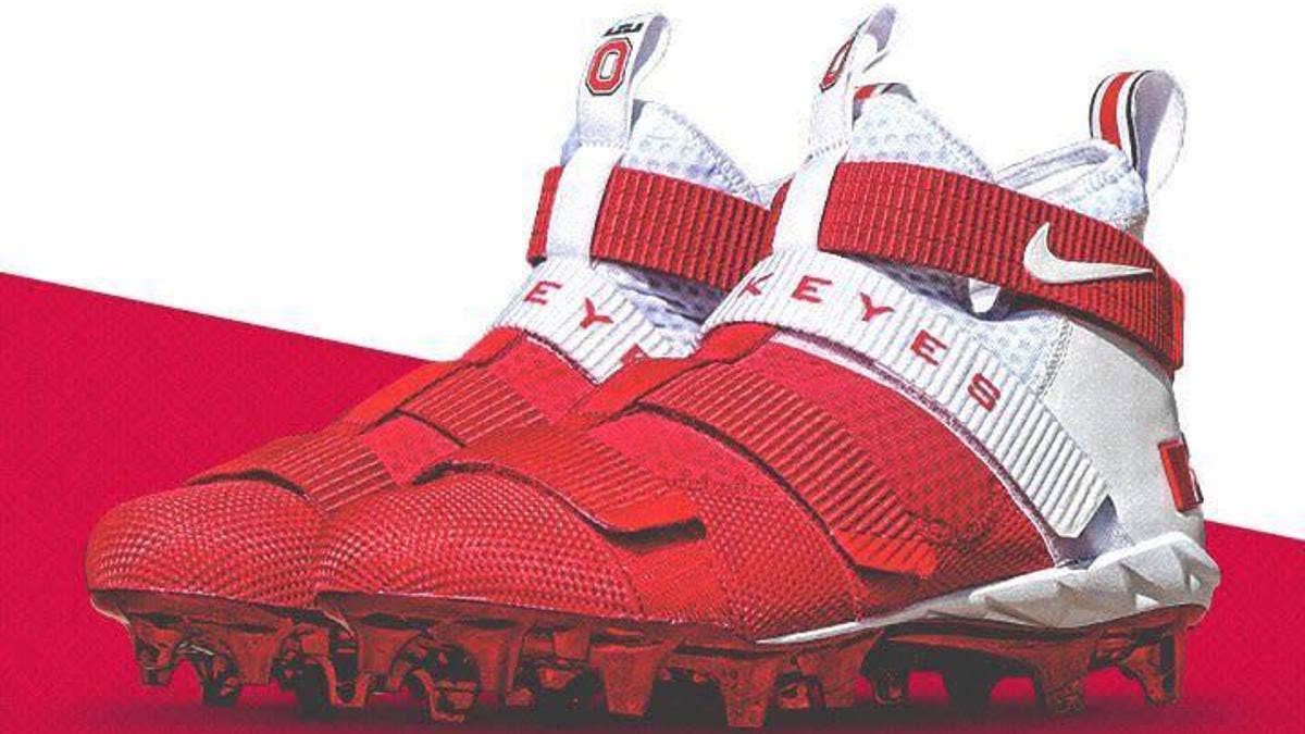 The Ohio State Buckeyes introduce exclusive Nike LeBron Soldier 11 cleats.