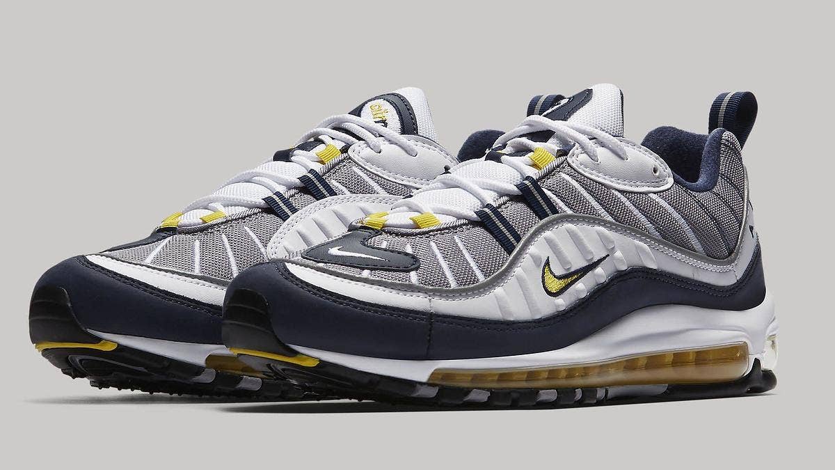 The Nike Air Max 98 is returning in 'Tour Yellow' on Jan. 26.
