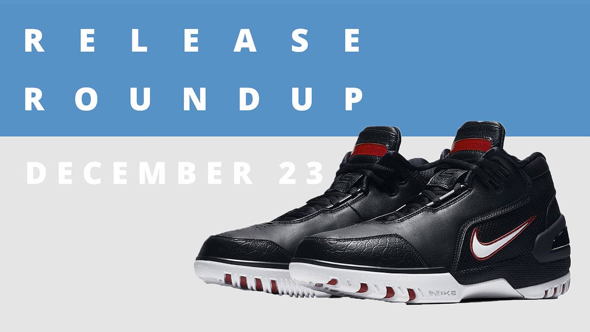 Check out Sole Collector's sneaker release date roundup for the week of December 23 which includes the Gatorade x Air Jordan pack.