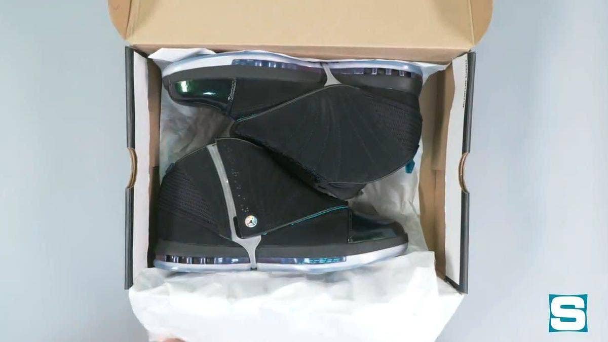 Sole Collector takes a look at the 'CEO' Air Jordan 16 straight out of the box.