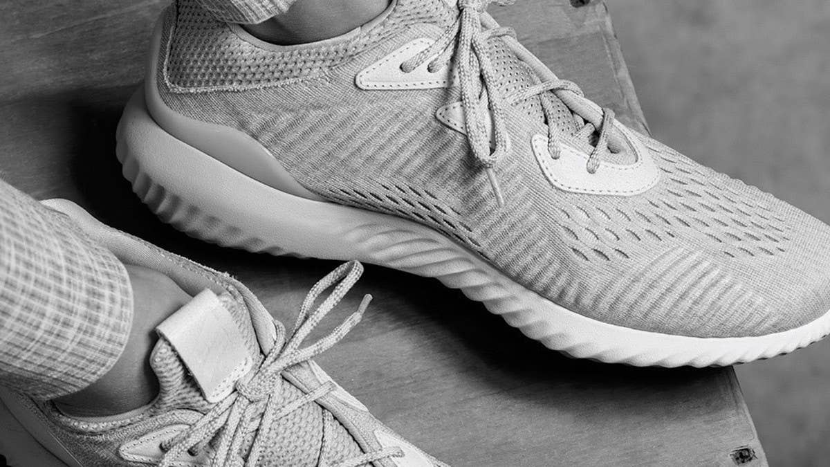 A release date has been unveiled for Adidas' latest collaboration with Reigning Champ feauturing the AlphaBounce and PureBoost.