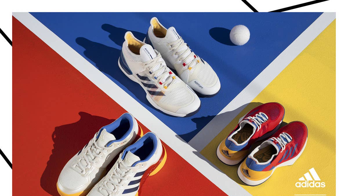 Pharrell is releasing his first collection of tennis apparel and footwear with Adidas that is inspired by the 1970s.