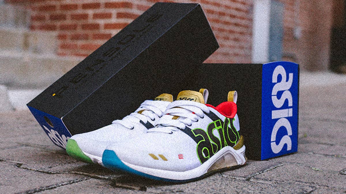 Asics, Foot locker, and pensole collaborate for a new sneaker