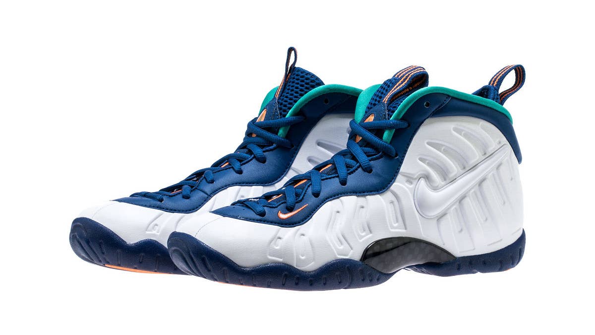 Release details for the upcoming 'Gym Blue' colorway of the Little Posite Pro.