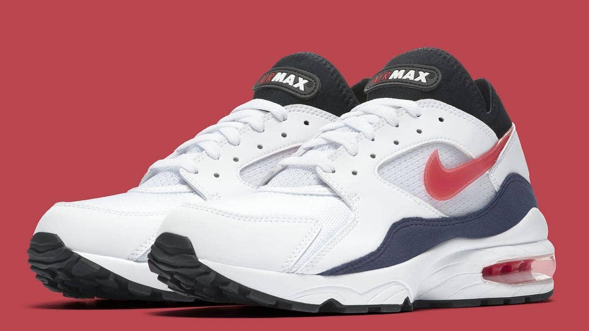 Official release information for the 'Flame Red' Nike Air Max 93.
