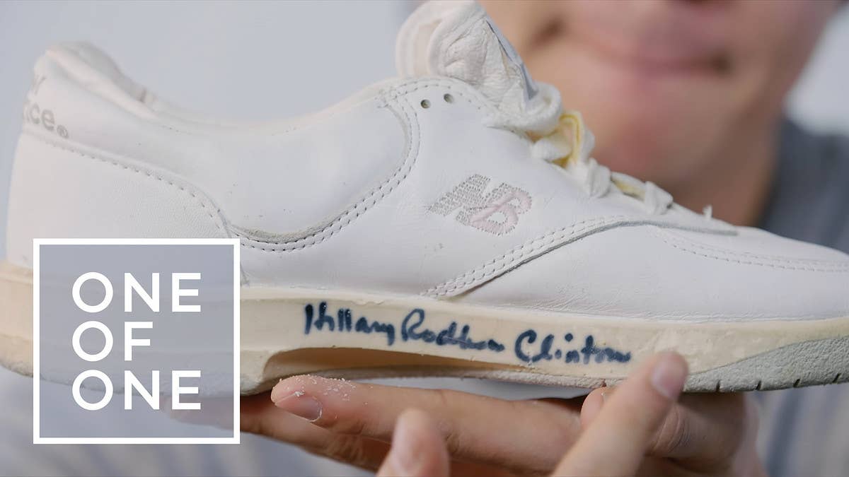 On this episode of 'One of One,' Richie Roxas tells the story behind his New Balance 666 autographed by Bill and Hillary Clinton.