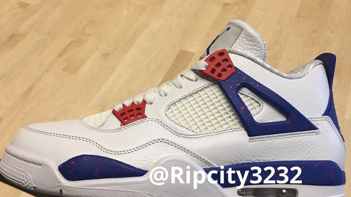 Former Detroit Piston and longtime Team Jordan member Rip Hamilton revealed a one-of-one pair of Air Jordan 4s on his Instagram.