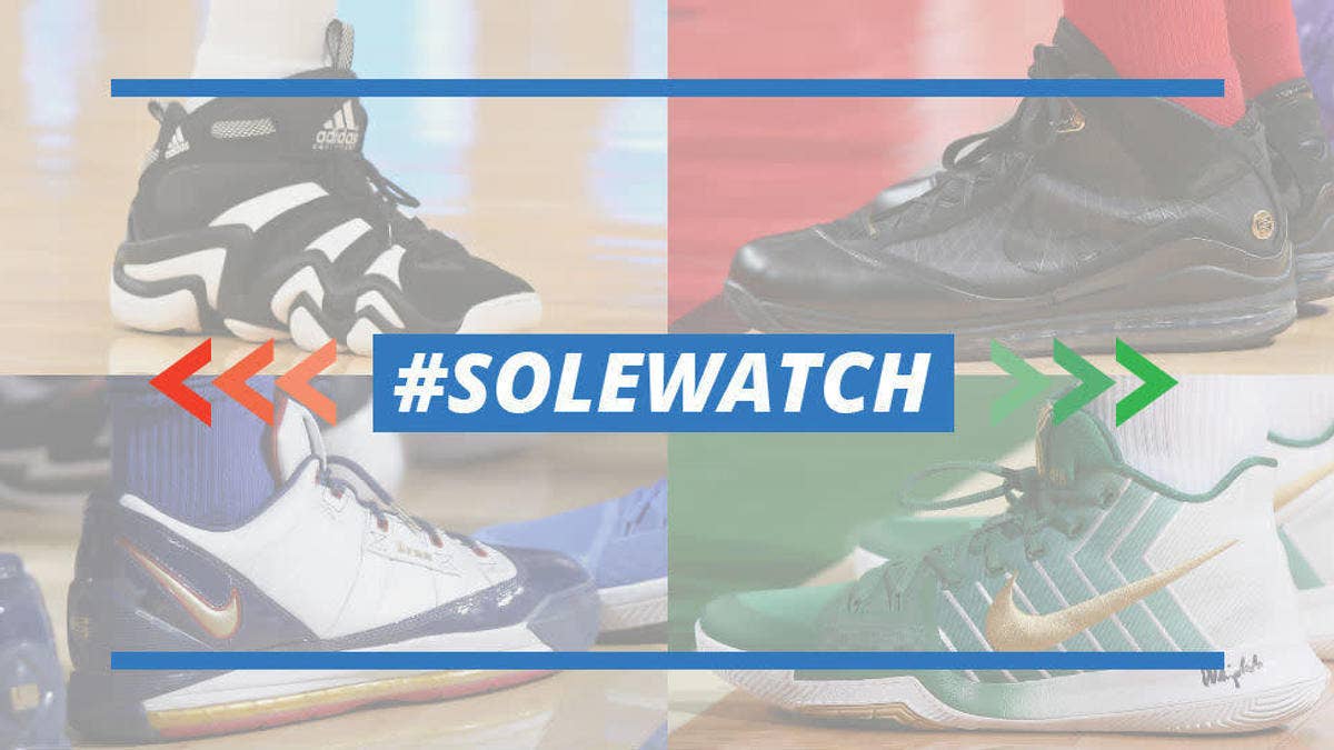 Players wear OG Nike LeBron sneakers in this week's NBA #SoleWatch Power Rankings.