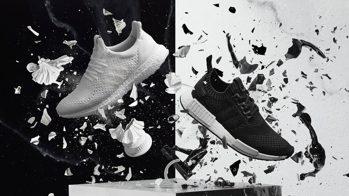 A Ma Maniere and Invincible team up for an Adidas Consortium Exchange project with Ultra Boosts and NMDs.