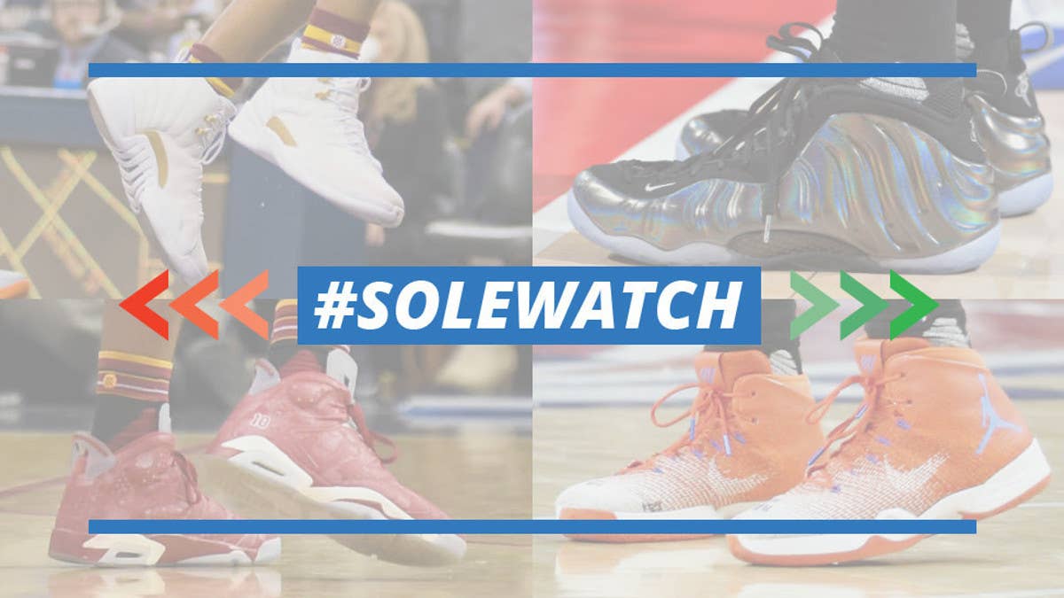 See the 10 NBA stars who wore the best sneakers this past week in the #SoleWatch Power Rankings.