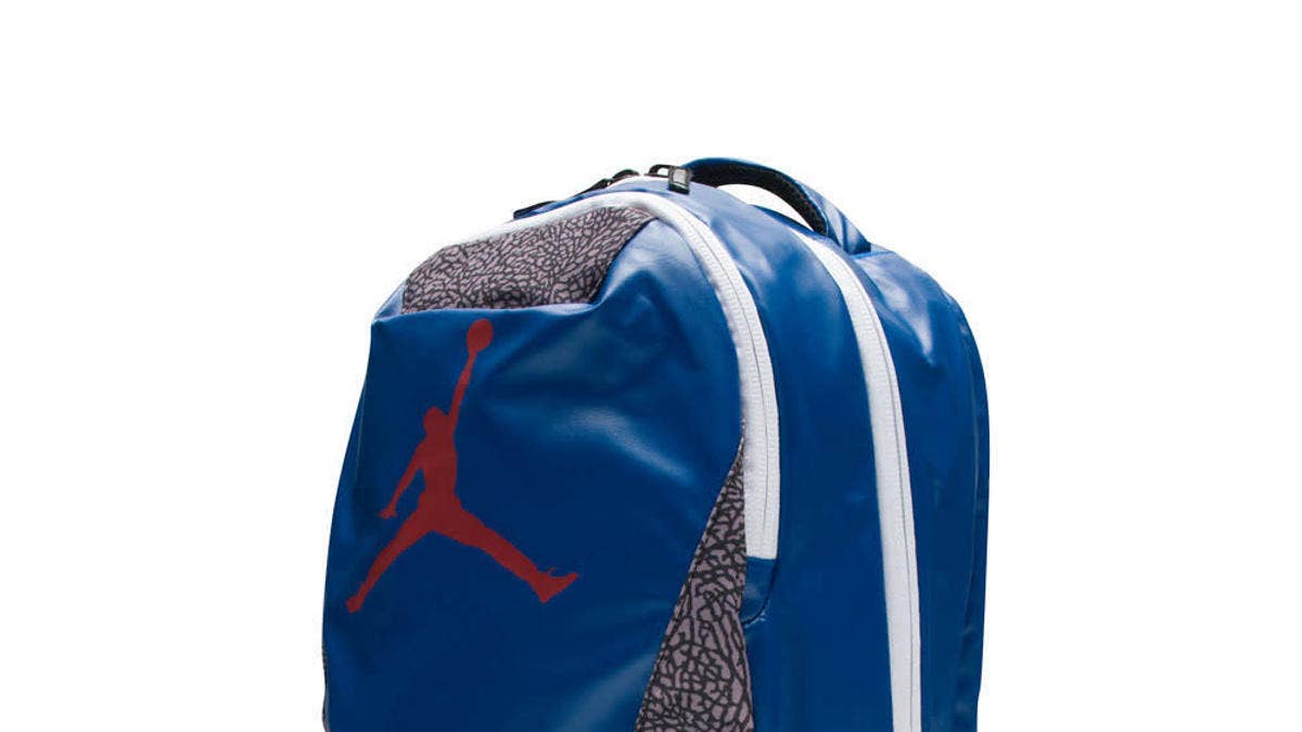 Jordan turns the "True Blue" Air Jordan 3 into a backpack ahead of the shoe's 2016 release.