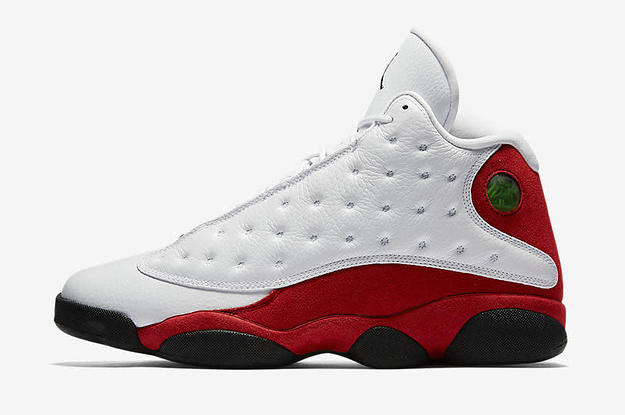 White and shop red 13s