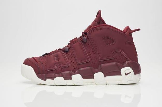 Nike shop uptempo burgundy