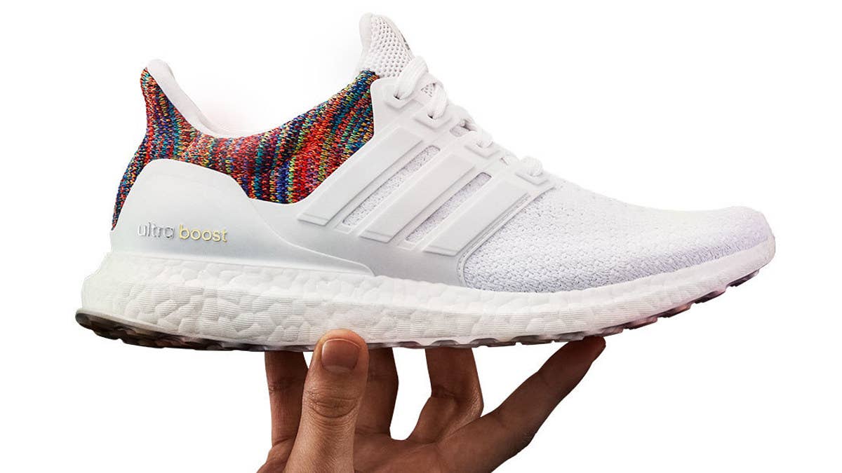 Adidas is launching a very limited multicolor Ultra Boost in NYC this weekend.