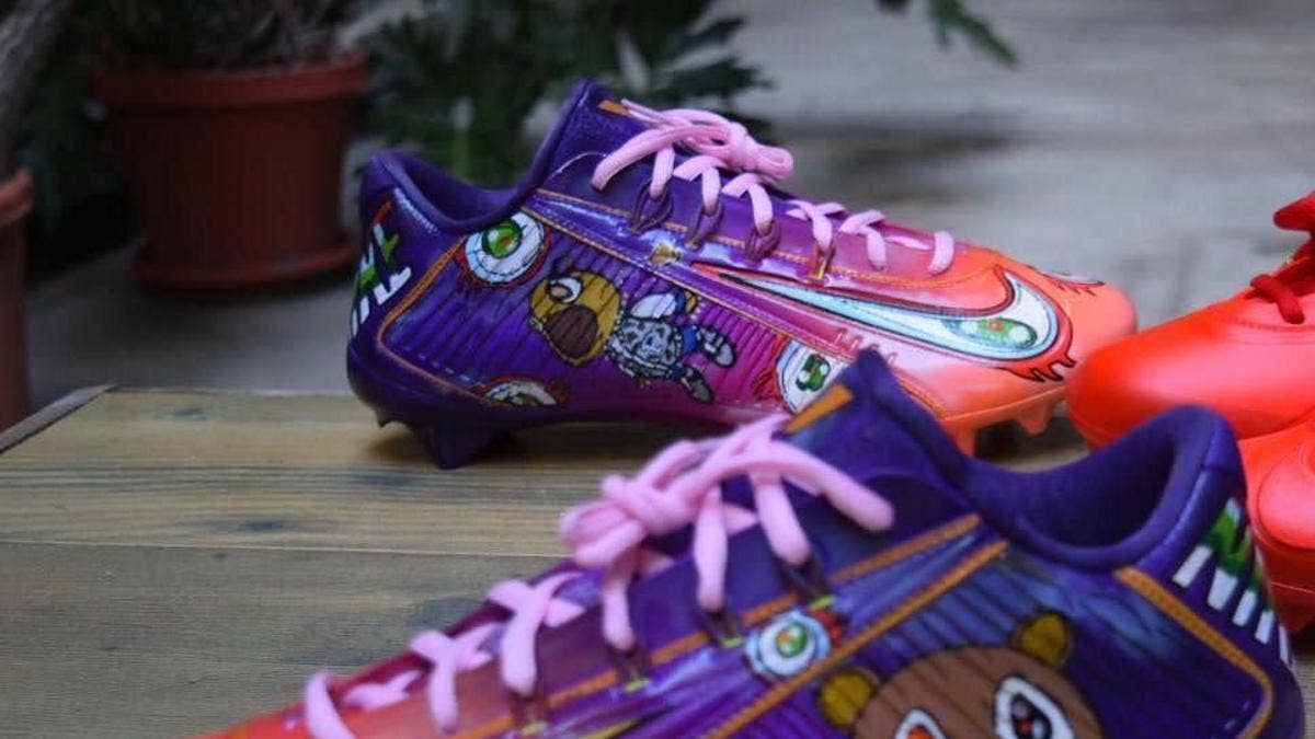 Different Kanye West projects inspire Odell Beckham's latest custom cleats.